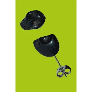 Náušnice Skull Black náušnice