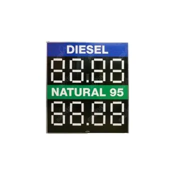 Kancelářský nábytek Cenová tabule PHM (DIESEL, NATURAL 95) - mechanická