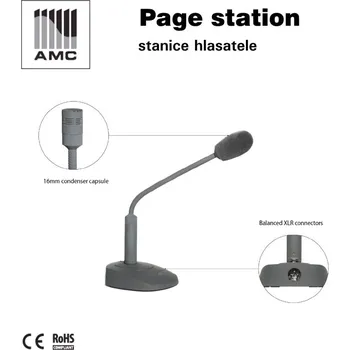 Mikrofon AMC stolní mikrofon Page Station