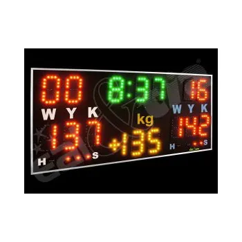 Světelná sportovní tabule - časomíra JUDO