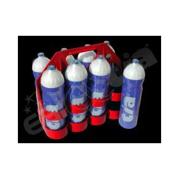 Sportovní lahve 1000ml - 8 ks s nosičem