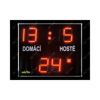 Fotbalová světelná tabule - časomíra DERBY® BASIC 19 Q1-light (dálkové ovl.)