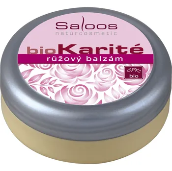 Tělový balzám Bio Karité Růžový balzám 250 ml - Saloos (Kosmetický přípravek)