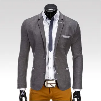 Pánské sako Recenze Sako Ombre Clothing Arsenio grafitové