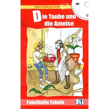 Německý jazyk Die Taube und die Ameise - zjednodušená četba v němčině + CD pro děti