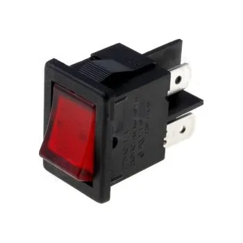 Auto elektroinstalace Přepínač 8553VB01R prosv.rudý