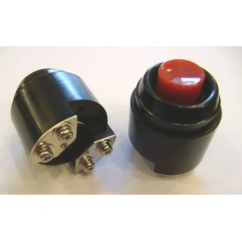 spínač Tlačítko MS-319 plast rudé