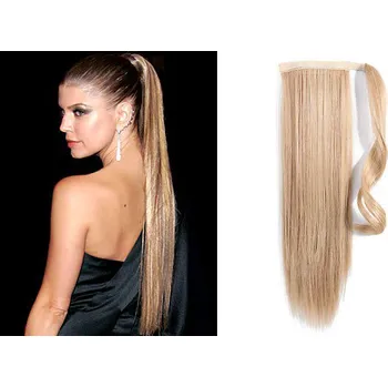 Příčesek CLIP IN CULÍK 100% LIDSKÉ REMY VLASY 60CM - PŘÍRODNÍ BLOND
