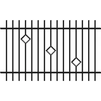 Plot Kovový plot PILEG 7 - plotový panel, výška 1200mm
