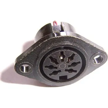 Elektrická zásuvka DIN 7 zásuvka plast 6 AF 28051