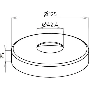 Zábradlí Krytka velké patky