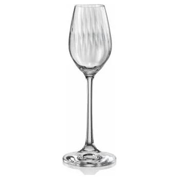 Sklenice Crystalex Waterfall Sklenice na lihoviny 60 ml, 6 ks