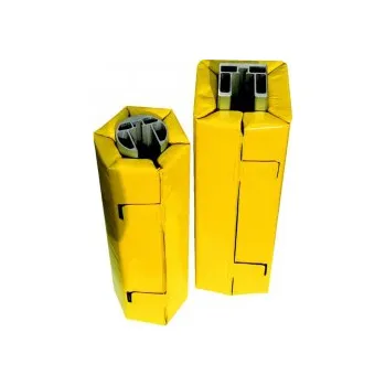 Plotový sloupek Ochrana hranatých volejbalových sloupků 80x80 mm, Barvy: žlutá