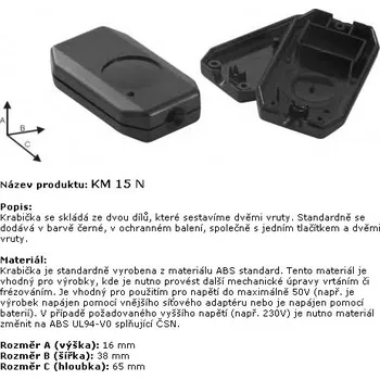 Krabička KM 15N