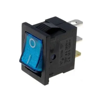 vypínač Kolíbkový přepínač C200N modrý