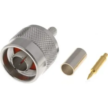 Anténní redukce Konektor N vidlice krimp. RG58