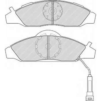Brzdová destička Brzdové destičky FERODO PREMIER FDB1156