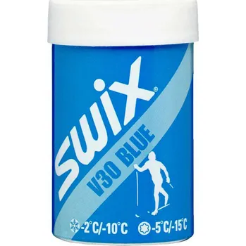 Lyžařský vosk Swix V30 Modrý - 45 g (Stoupací vosk Swix V20 - Modrý)