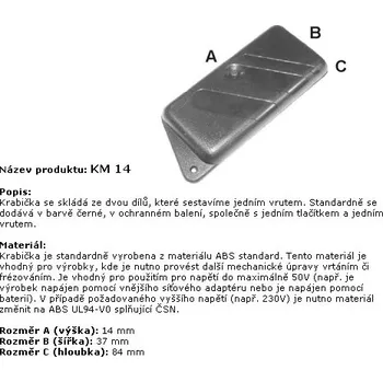 Krabička KM 14