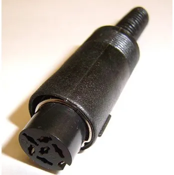 Elektrická zásuvka DIN 6 Konektor AV zásuvka