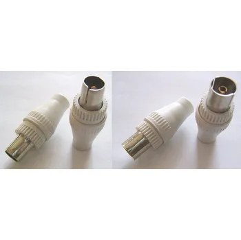 Elektrická zásuvka Anténní konektor rovný Zásuvka