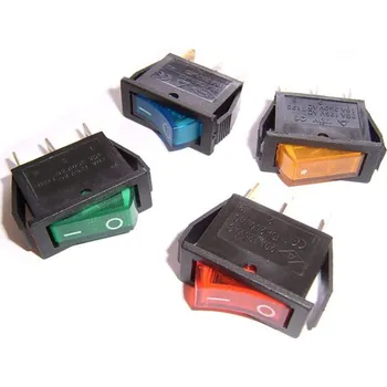 vypínač a zásuvka Kolíbkový vypínač C 5503AB/GN modrý