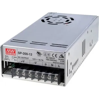 Měnič napětí Spínaný zdroj SP-200-12 12V