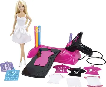 Panenka Mattel Barbie a airbrush designové studio