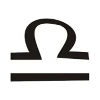 Samolepící dekorace Samolepka na zeď Znamení zvěrokruhu znak Váhy (dekorace na zeď)