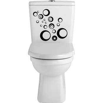 Samolepící dekorace Samolepka na WC Bubliny Bolia 25 kusů (dekorace do bytu)