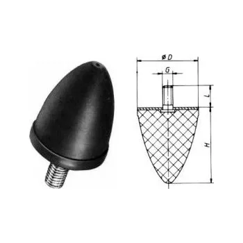 Silentblok nápravy Silentblok Typ 6