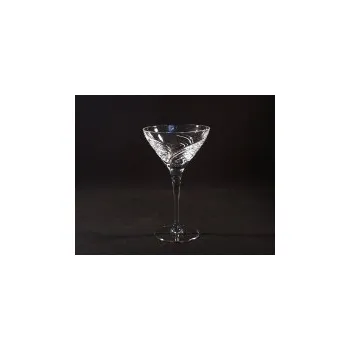 Sklenice Tom Crystal Bohemia Sklenice broušená křišťál šampaň miska 190 ml. 10259/11008/190 6ks.