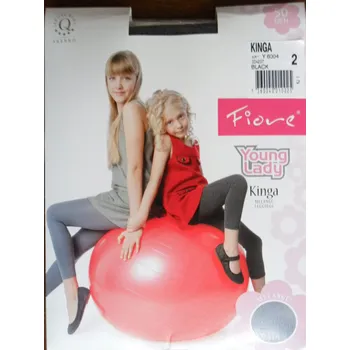 KINGA 50den-leginy dětské FIORE navy blue-modré 116-122