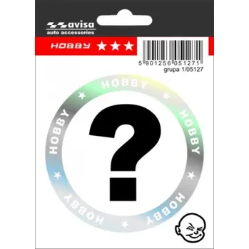 Samolepicí dekorace na vozidlo Samolepící dekory hobby - ? průměr 9cm