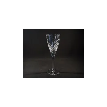 Sklenice Tom Crystal Bohemia Sklenice broušená křišťál víno 270 ml. 10259/11008/270 6ks.