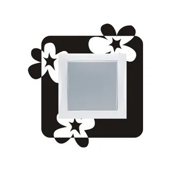 Samolepící dekorace Samolepka pod vypínač Kytičky