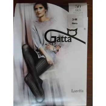 Dámské punčochy Gatta Loretta 96 50 den Punčochové kalhoty nero-černé