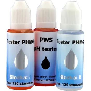 Bazénová chemie Náhradní náplně pro tester PWS Tester pH a PHMG