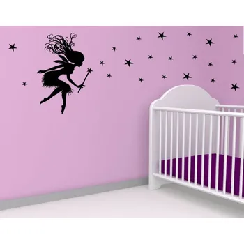 Samolepící dekorace Samolepka na zeď Kouzelná víla (dekorace na zeď)