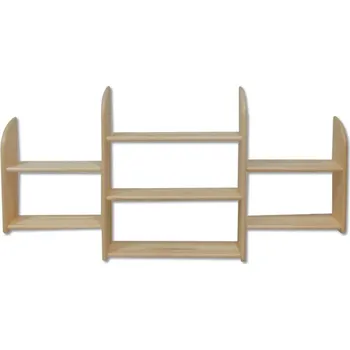 police Drewmax PK102 dřevěná police masiv borovice