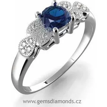 Prsten Pretis GEMS 386-0301 Modrá