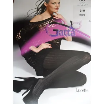 Dámské punčochy LUCETTE 04 60den-punčochové kalhoty Gatta black-černé