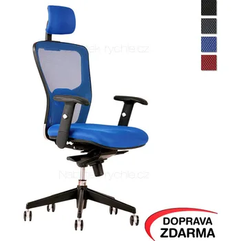 Židle Dike s podhlavníkem Modrá