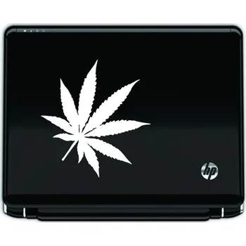Samolepka na notebook List marihuany (dekorace do bytu)