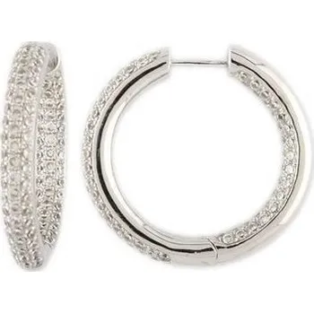 Náušnice Luxusní náušnice s diamanty Žofie, bílé zlato