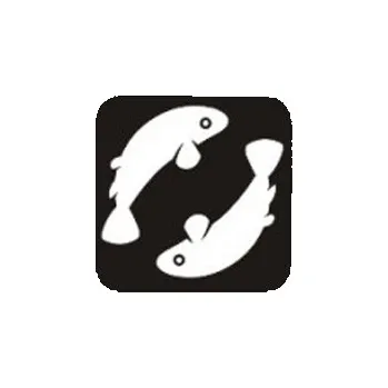 Samolepící dekorace Samolepka na zeď Znamení zvěrokruhu Ryby znak (dekorace na zeď)