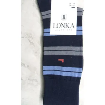 Pánské ponožky DEDVOUBAREL-pánské ponožky LONKA modré 39-42(26-28)