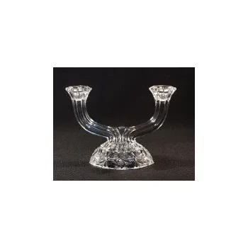 Svícen Tom Crystal Bohemia Svícen křišťálový broušený dvouramenný 90996/26008/195 20cm
