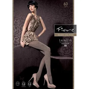 Dámské punčochy LAURETTA 60den-punčochové kalhoty FIORE ash 2-S