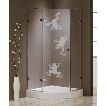 Samolepící dekorace Samolepka na sprchový kout - Žáby